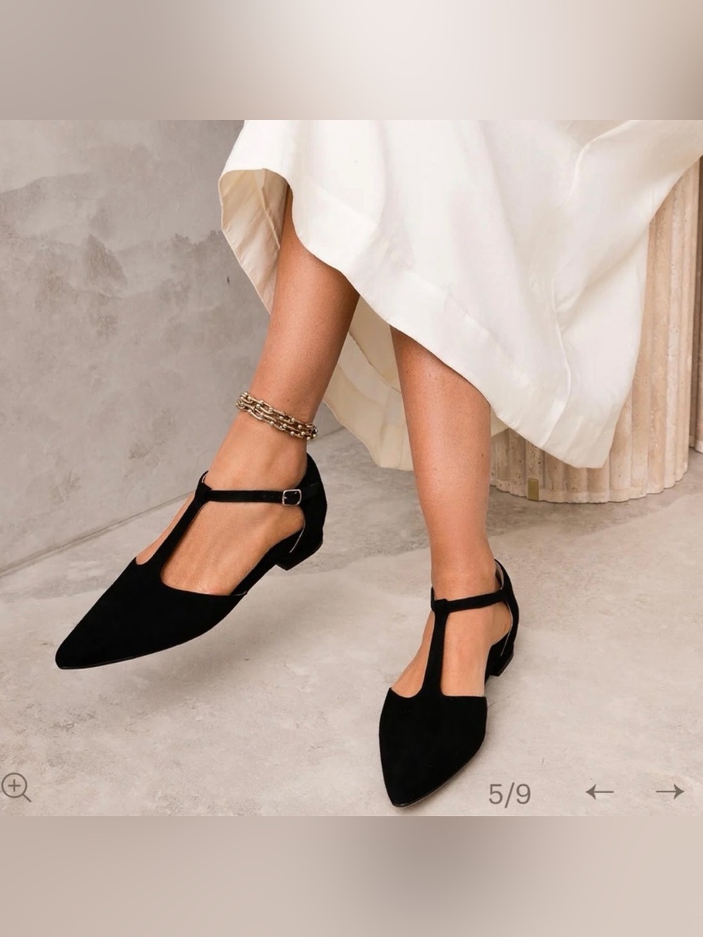 BARED FOOTWEAR black Avocet suede flat